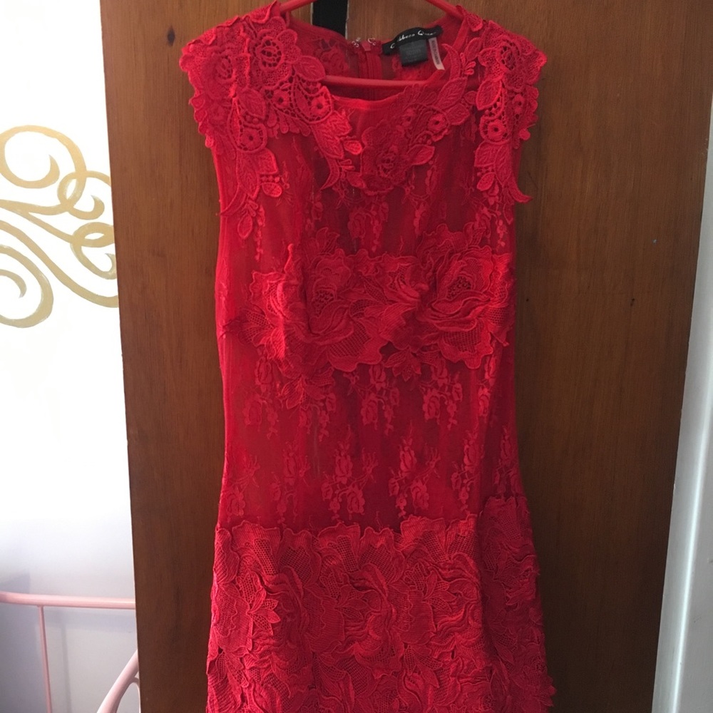 Red dress